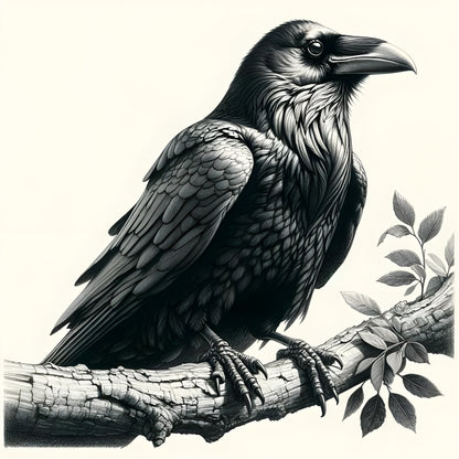 Raven Poster - OutOfNowhereArt
