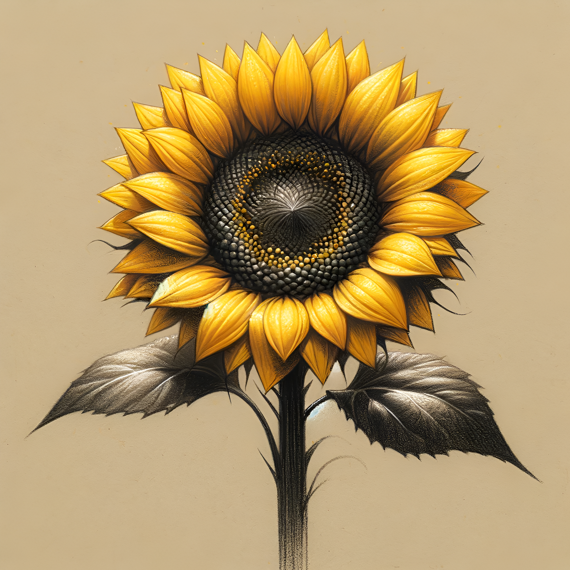 Sunflower - OutOfNowhereArt