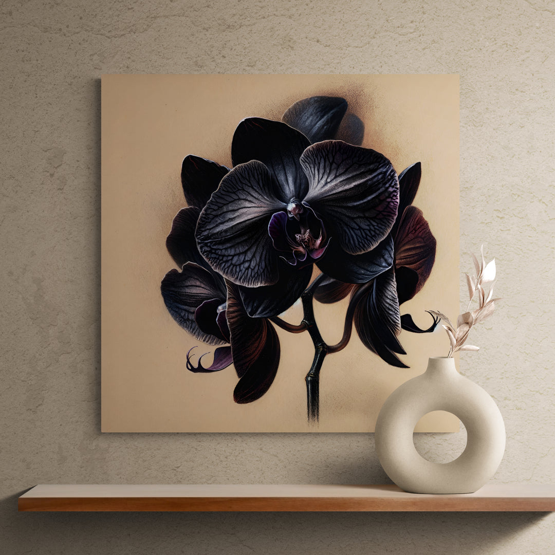 Black Orchid Poster - OutOfNowhereArt