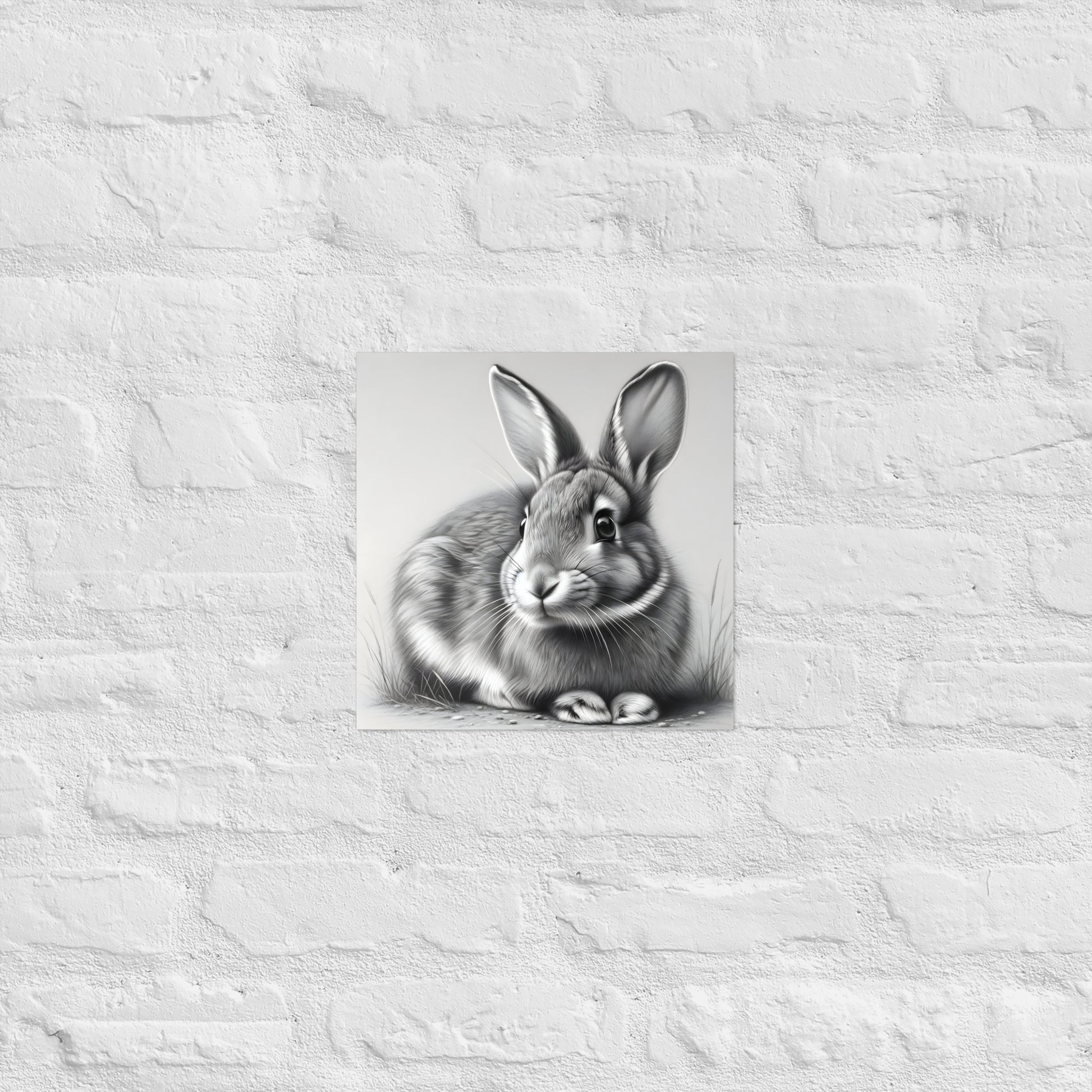 Bunny Poster - OutOfNowhereArt