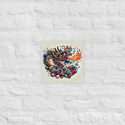 The Magic Dragon Poster - OutOfNowhereArt