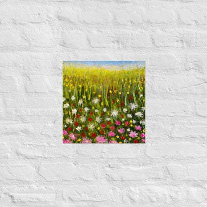 Wildflowers Poster - OutOfNowhereArt