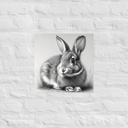 Bunny Poster - OutOfNowhereArt