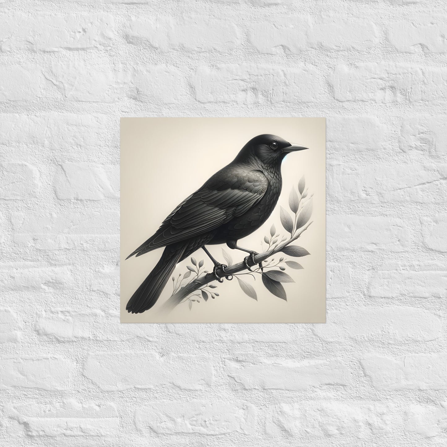 Blackbird Poster - OutOfNowhereArt