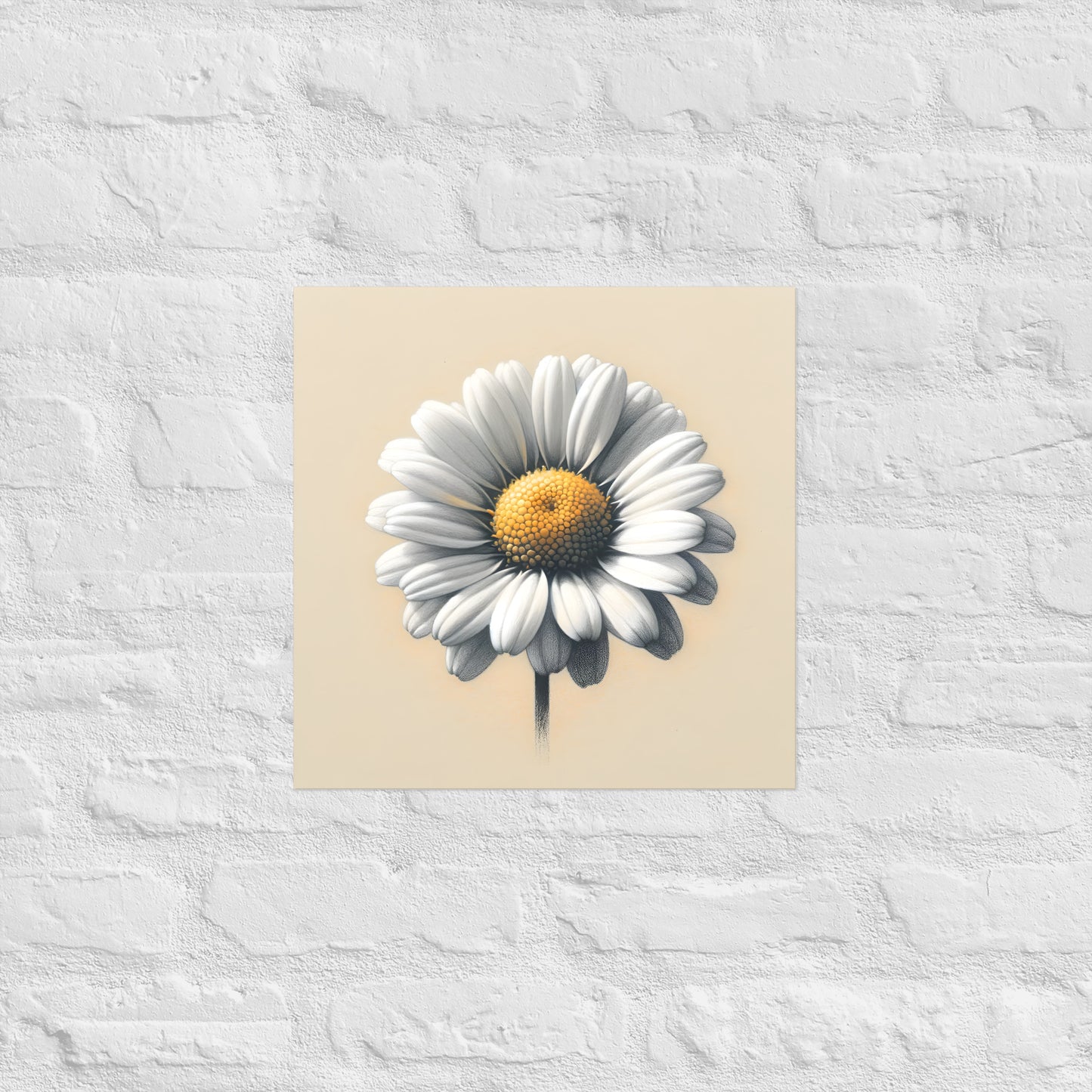 Daisy Poster - OutOfNowhereArt