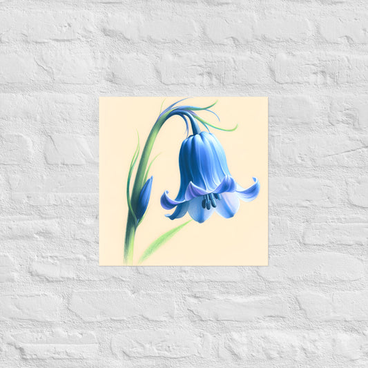 Bluebell Poster - OutOfNowhereArt