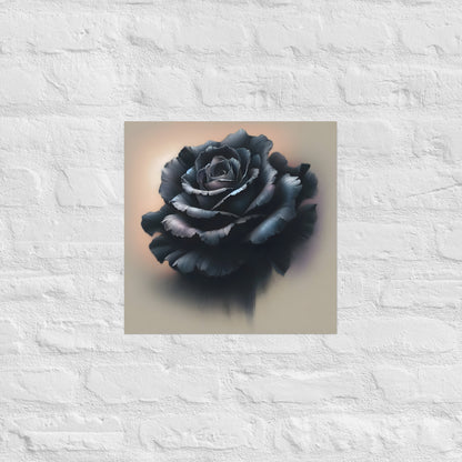 Dark Rose Poster - OutOfNowhereArt