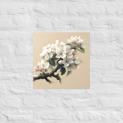 Apple Blossom Elegance Poster - OutOfNowhereArt