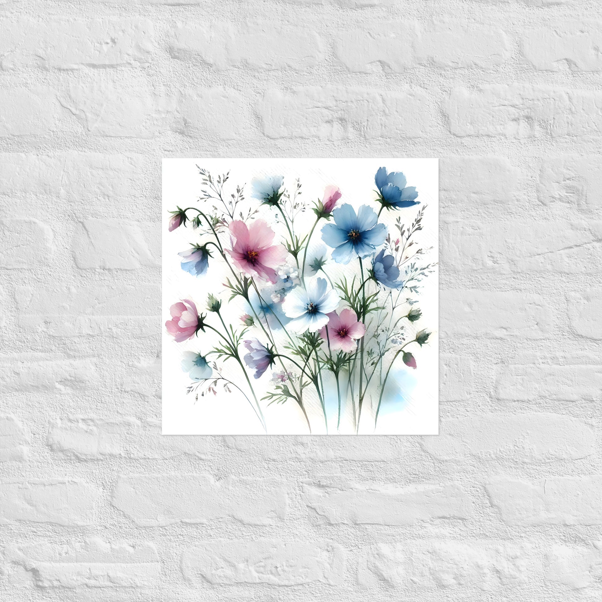 Floral Wash Poster - OutOfNowhereArt