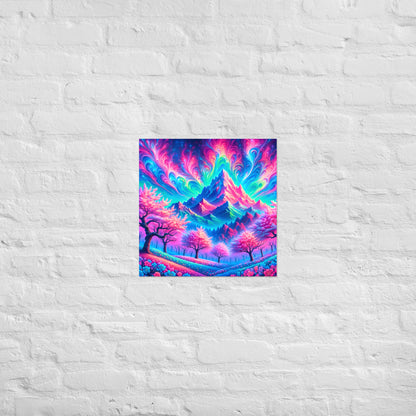 Neon Paradise Poster - OutOfNowhereArt