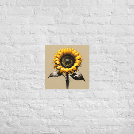Sunflower Poster - OutOfNowhereArt