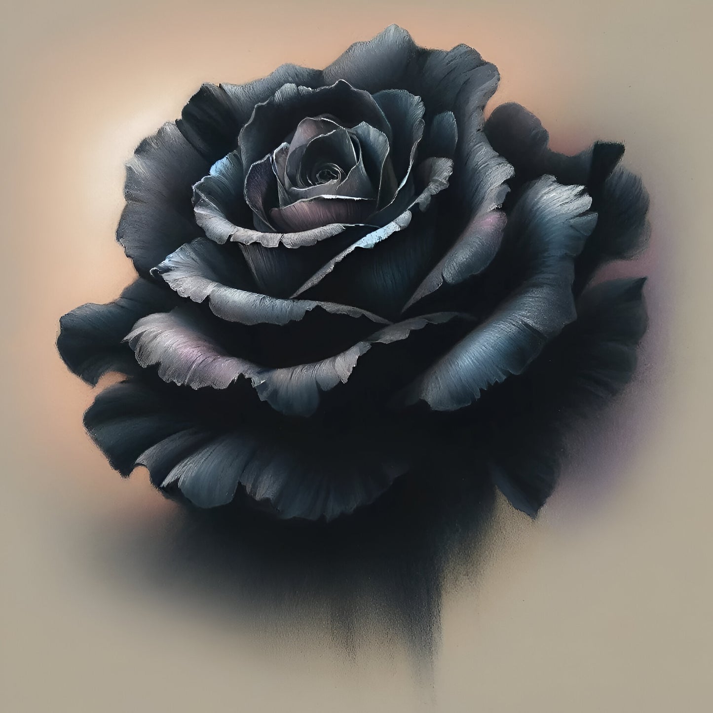 Dark Rose Poster - OutOfNowhereArt